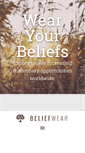 Mobile Screenshot of beliefwear.com